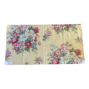 Bassett McNab "Ashbury" fabric floral vintage swatch 26” x 54” wide light weight